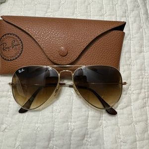 Ray-Ban Gold Aviators